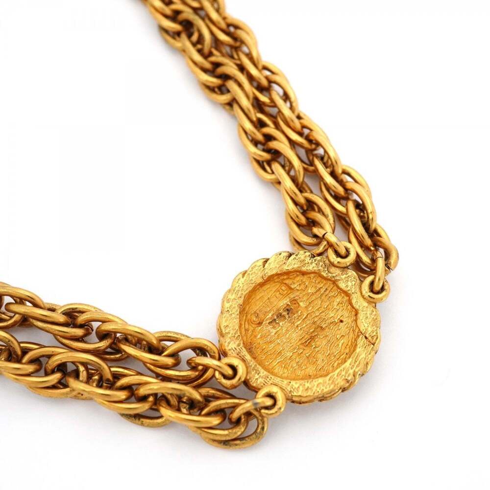 CHANEL Gold Logo Necklace - Picture 2 of 7